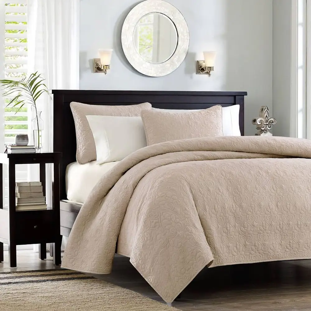 Madison Park Vancouver Reversible Coverlet Set
