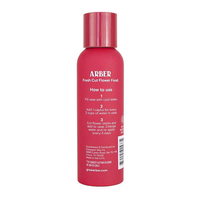 Arber 4oz Organic Cut Flower Plant Food Fertilizer: Nutrient-Rich Feed for Blooms, Enhances Floral Health & Longevity