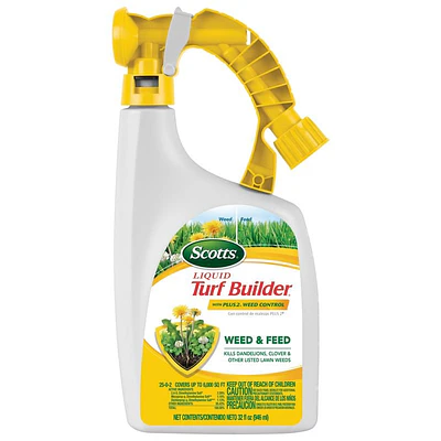 Scotts 32oz Liquid Turf Builder with Plus 2 Weed Control
