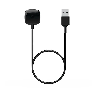Fitbit - Sense & Versa 3 Charging Cable - Black