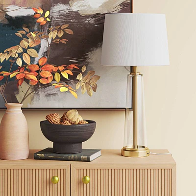 Tapered Fillable Table Lamp with USB (Includes LED Light Bulb) - Threshold™