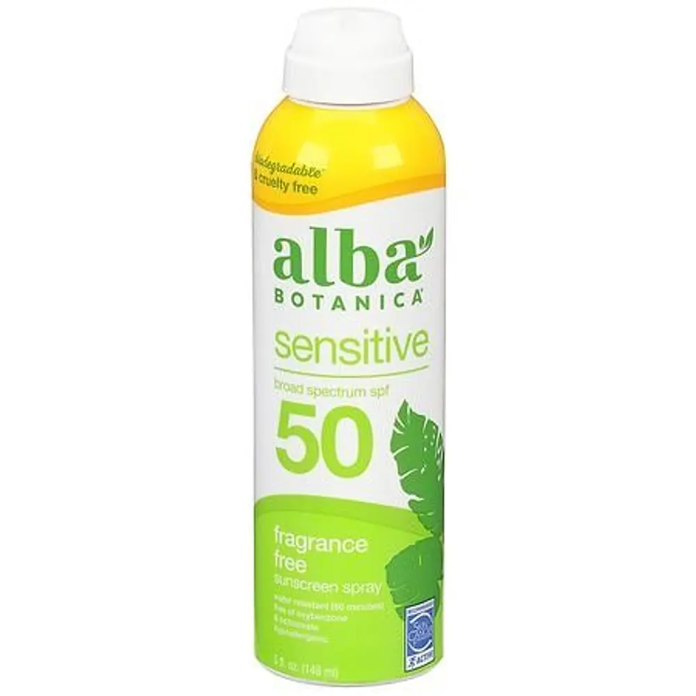 AL0038100 Alba VE Sunscreen Fragrance Free SPF50 / SPRAY