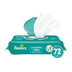 Pampers Complete Clean Baby Wipes Fresh Scent - 72ct: Hypoallergenic, Paraben-Free, Pop-Up Dispenser, Diaper Area Use