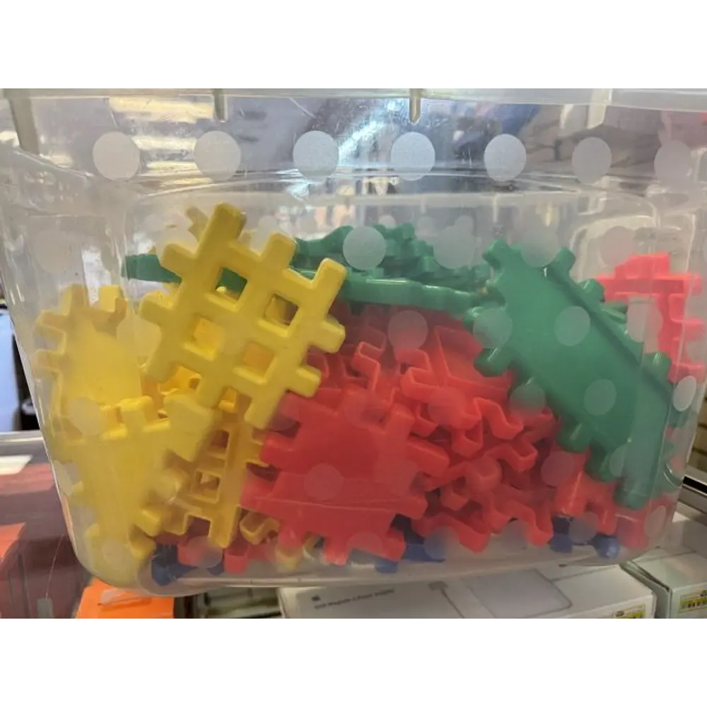 Little Tikes Waffle Blocks 4in X 4in, Track + more (85 Pc)