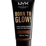 NYX Professional Makeup Born To Glow Radiant Foundation - 22.7 Deep Walnut - 1.01 fl oz