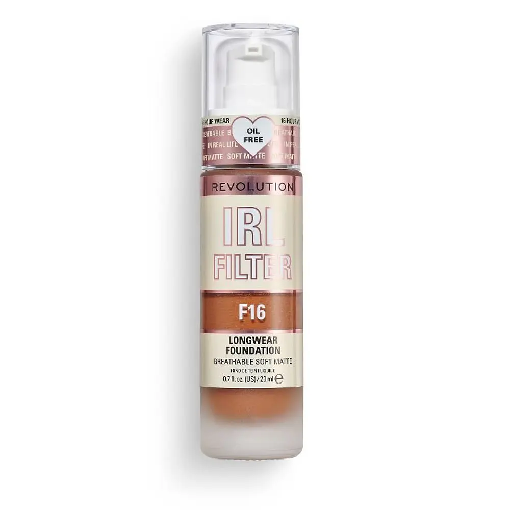 Makeup Revolution IRL Filter Longwear Foundation - F16 - 0.7 fl oz
