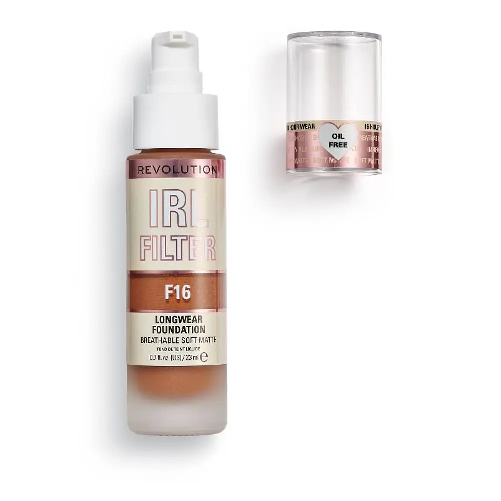 Makeup Revolution IRL Filter Longwear Foundation - F16 - 0.7 fl oz