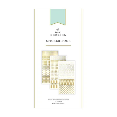 Day Designer Sticker Book: 2216 Planner & Calendar Stickers, 12 Sheets, 9.5" x 4.6"
