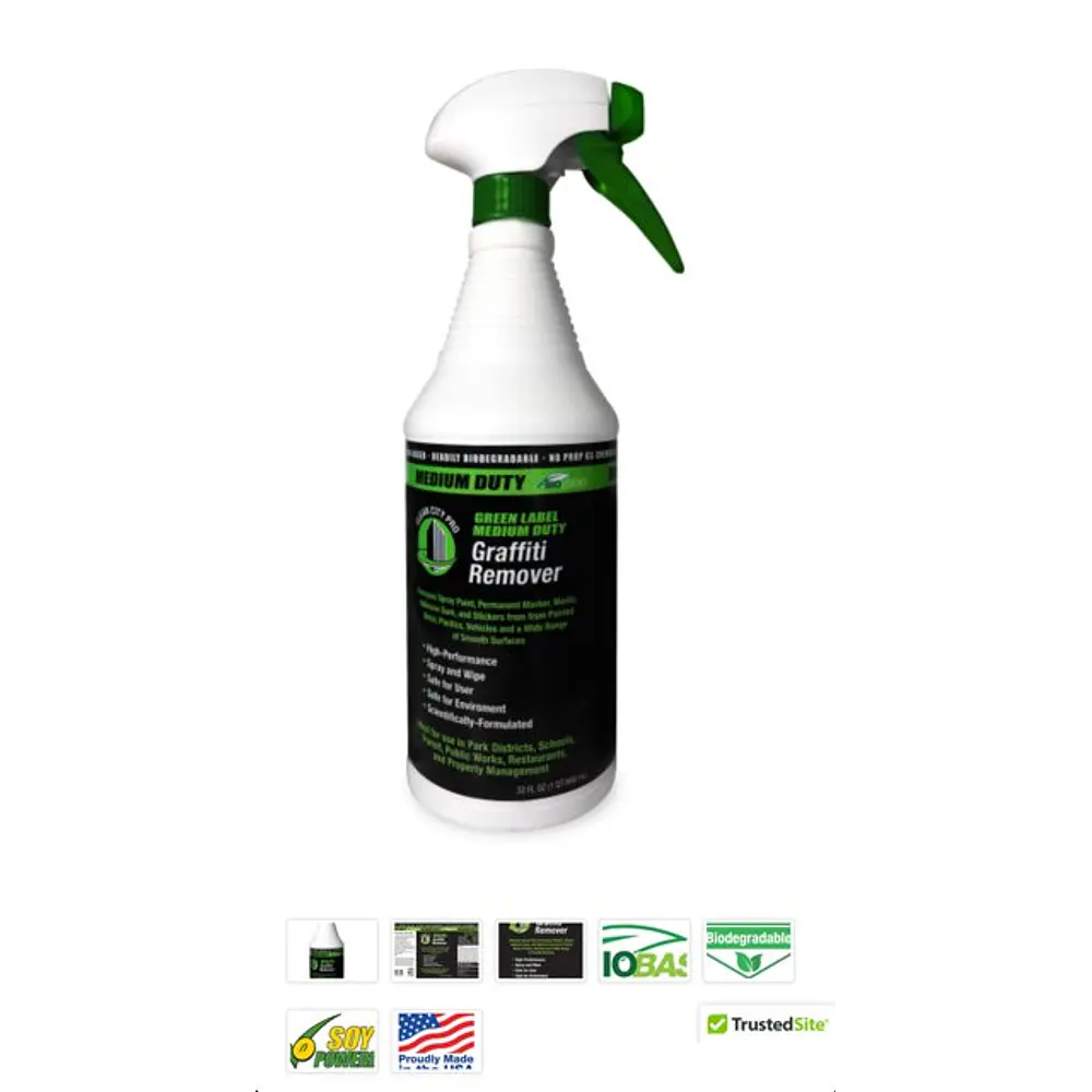 Graffiti Remover Kit Clean City Pro Green Label , Fast, Safe And Enviro Friendly