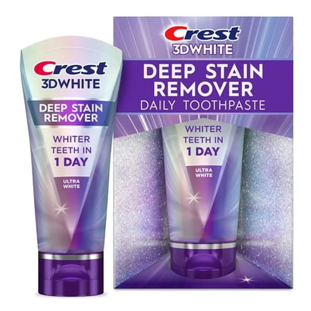 Crest Toothpaste  3DWhite Brilliance Deep Stain Remover Ultra White Toothpaste  2.1oz