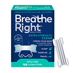 Breathe Right Extra Strength Drug-Free Clear Nasal Strips - 39ct: Sleep Aid, Anti-Snoring Device, Adhesive Strip
