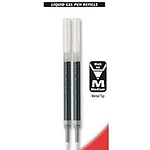 Pentel Refill Ink for EnerGel Gel Pen  0.7mm Needle Tip  Medium Point  Black Ink 2-Pk