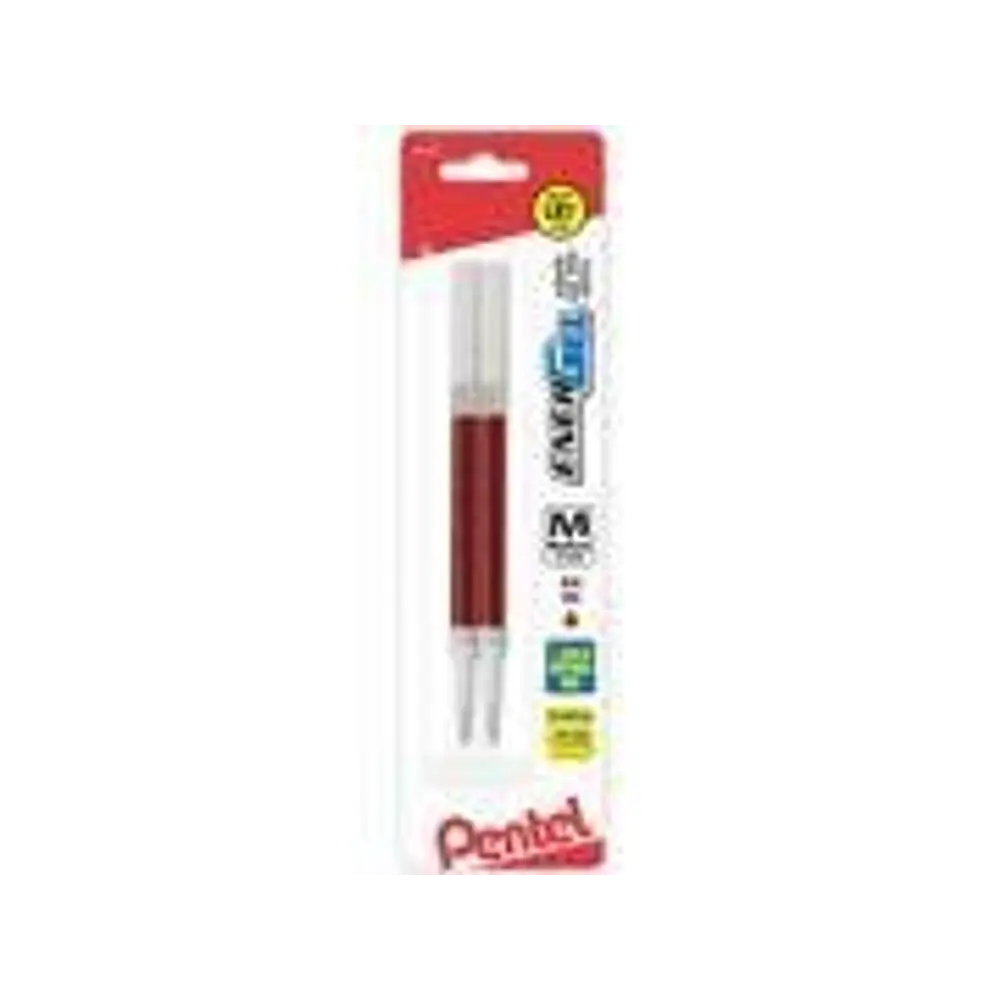 EnerGel Gel Pen Refill Ink for .7mm Needle Tip Pen 2/Pkg-Red  Pk 3  Pentel