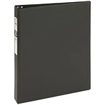 Avery Standard Binder  1  Round Rings  Black Binder (03301)