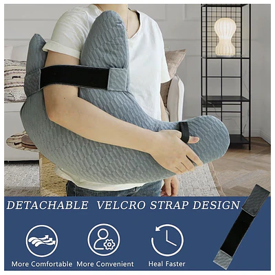 Side Sleeper Pillow for Neck and Shoulder Pain Relief, Post Shoulder Surgery Pillow