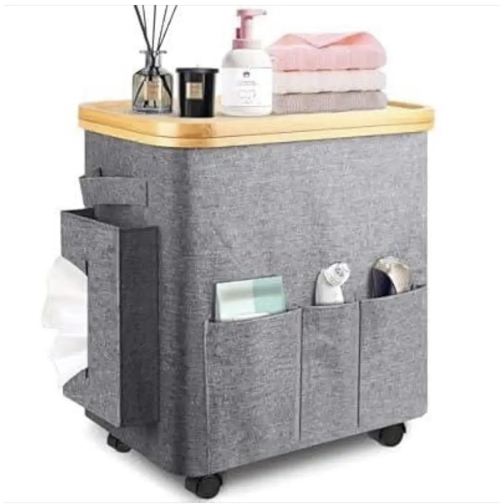 Rolling Laundry Basket with Wheels