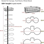 8 Tier Detachable Wall Mounted Ball Rack. Vertical/Horizontal