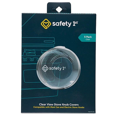 Safety 1st Clear View Stove Knob Covers 4pk