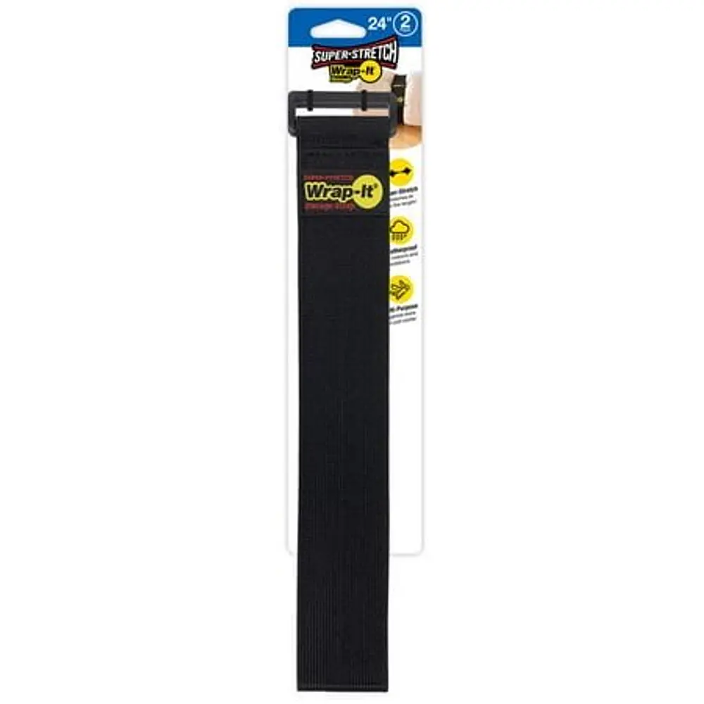 Wrap-It Storage 702-24B Super Stretch Storage Straps  24-In.  2-Pk. - Quantity 1