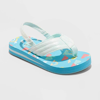 Toddler Shawn Flip Flop Sandals - Cat & Jack™ Light Blue L