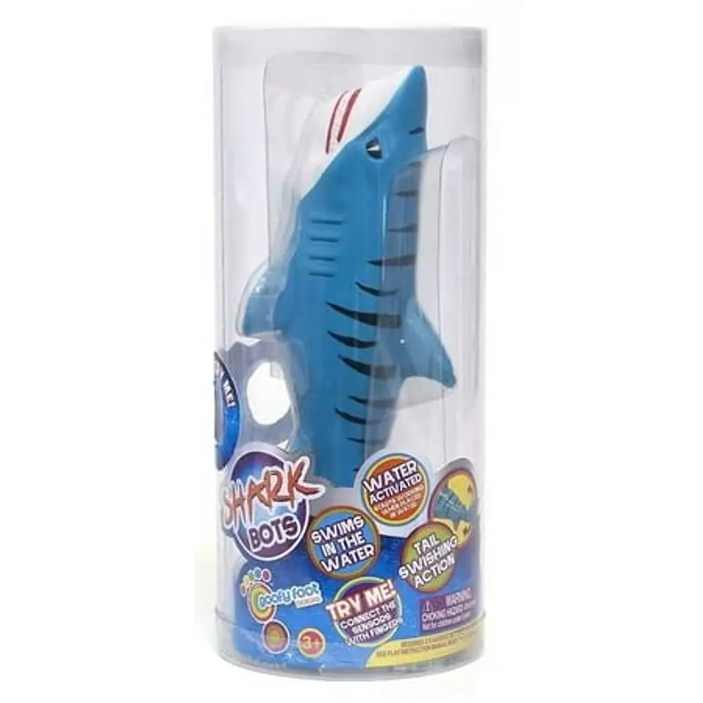 7.5 Inch Goofy Foot Designs Shark Bot Water Activated Swimmer