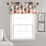 18"x52" Leah Room Darkening Single Window Valance - Lush Décor