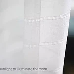 18"x52" Leah Room Darkening Single Window Valance - Lush Décor