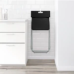 GUNDE Folding chair, black