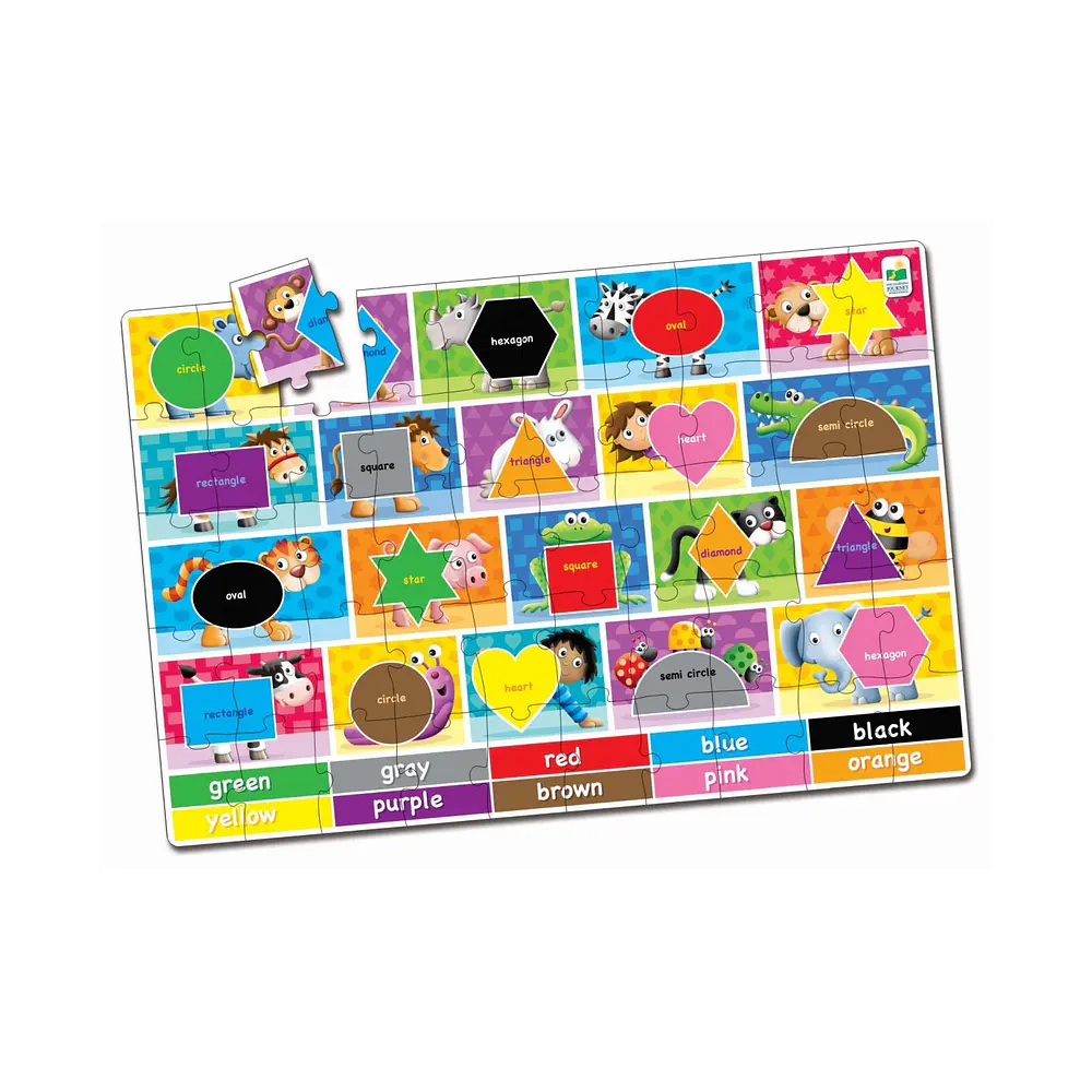 The Learning Journey Jumbo Floor Puzzles- Colors and Shapes