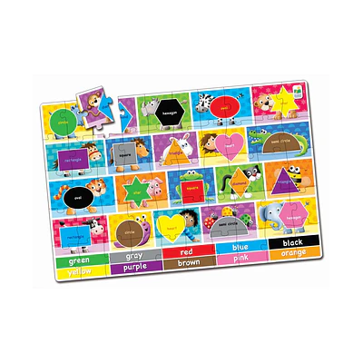 The Learning Journey Jumbo Floor Puzzles- Colors and Shapes