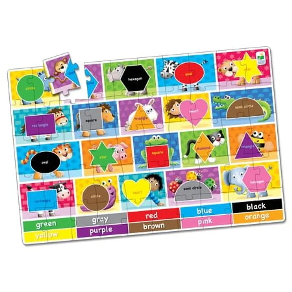 The Learning Journey Jumbo Floor Puzzles- Colors and Shapes