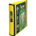 Staples 827605 1.5-Inch D-Ring Better Binder Yellow (19060)