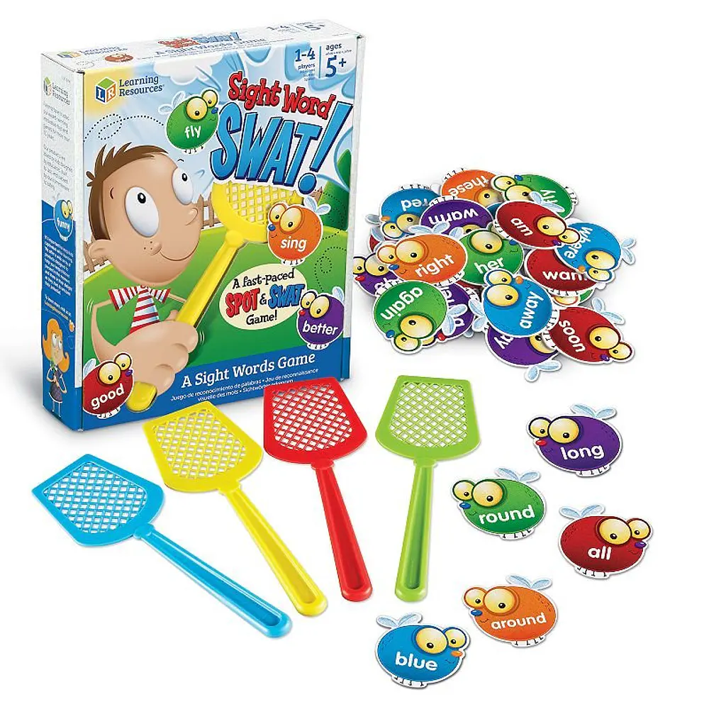Learning Resources Sight Word Swat a Sight Words Game  Phonics Games  Educational Games  Ages 5+