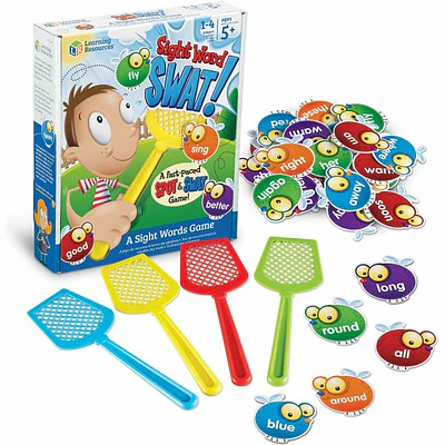 Learning Resources Sight Word Swat a Sight Words Game  Phonics Games  Educational Games  Ages 5+