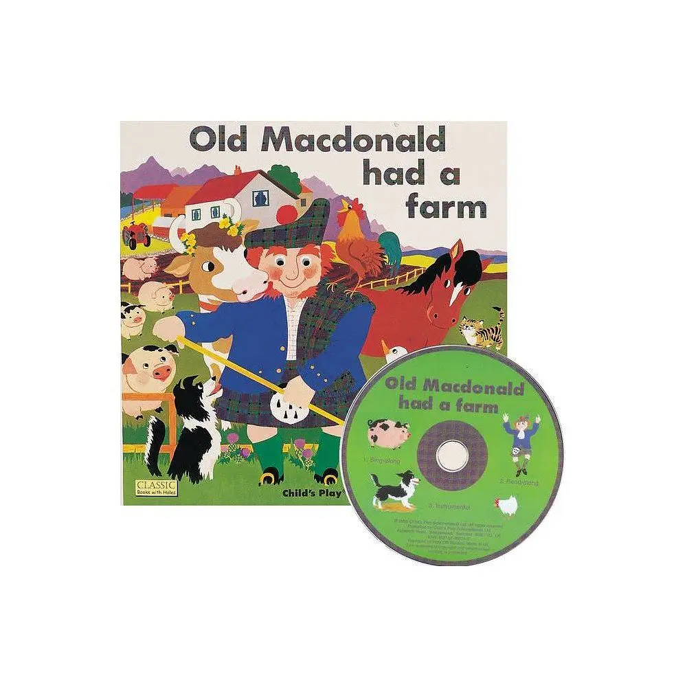 Old MacDonald Had a Farm - (Classic Books with Holes 8x8 with CD) (Mixed Media Product)