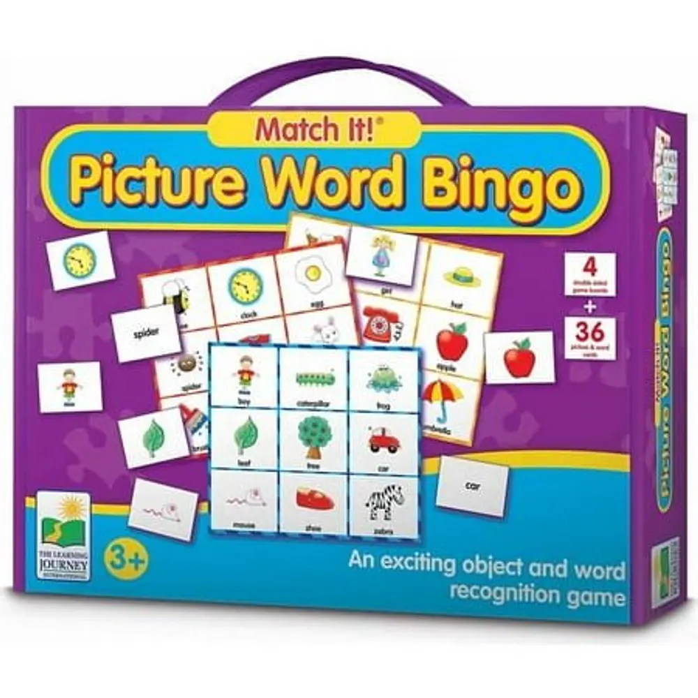 Match It! Bingo Picture Word Board Game  by The Learning Journey