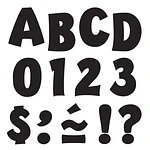 Black 2  Playful Uppercase Ready Letters