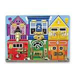 Melissa & Doug Latches Wooden Activity Board - FSC Certified Materials