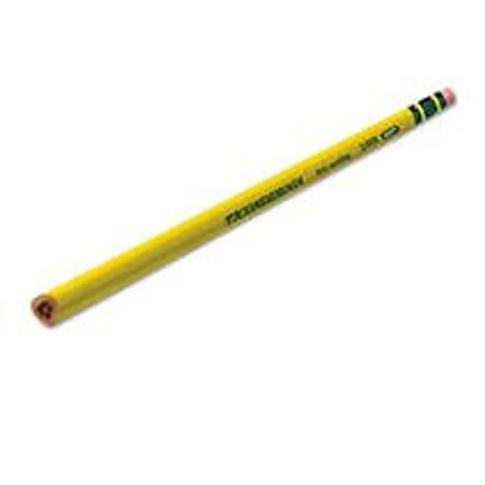 Ticonderoga Tri-Write Woodcase Pencil  HB #2  Yellow  Dozen
