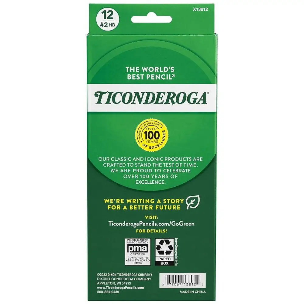 Ticonderoga 12ct Pencil Yellow