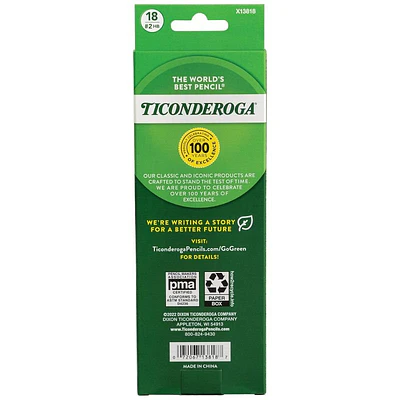 Ticonderoga 18ct Pencil Yellow