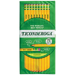 72ct Ticonderoga Wood #2 Pencil Yellow