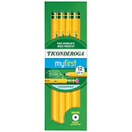 Dixon Ticonderoga Woodcase Beginner Pencil  Number 2 Yellow  12 Count