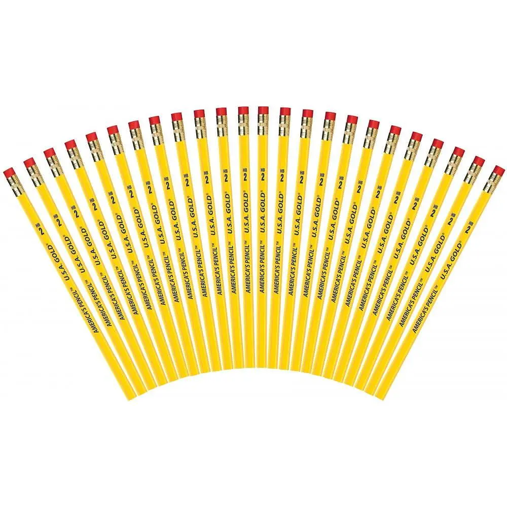 #2 Gold 48 Count Woodcase Pencils