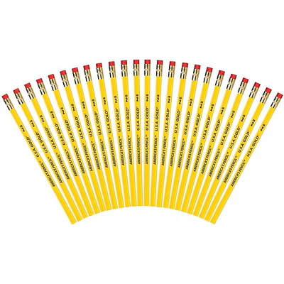 #2 Gold 48 Count Woodcase Pencils