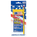 #2 Gold 48 Count Woodcase Pencils