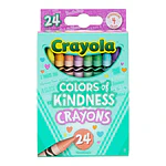 Crayola Colors of Kindness Crayons  24 Ct  Teacher Supplies  Kindergarten School Supplies  Asstd Colors