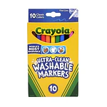Crayola Ultra-Clean Washable Markers  Fine Line  10 Ct  School Supplies for Kids and Teachers  Classroom Must Have  Gifts