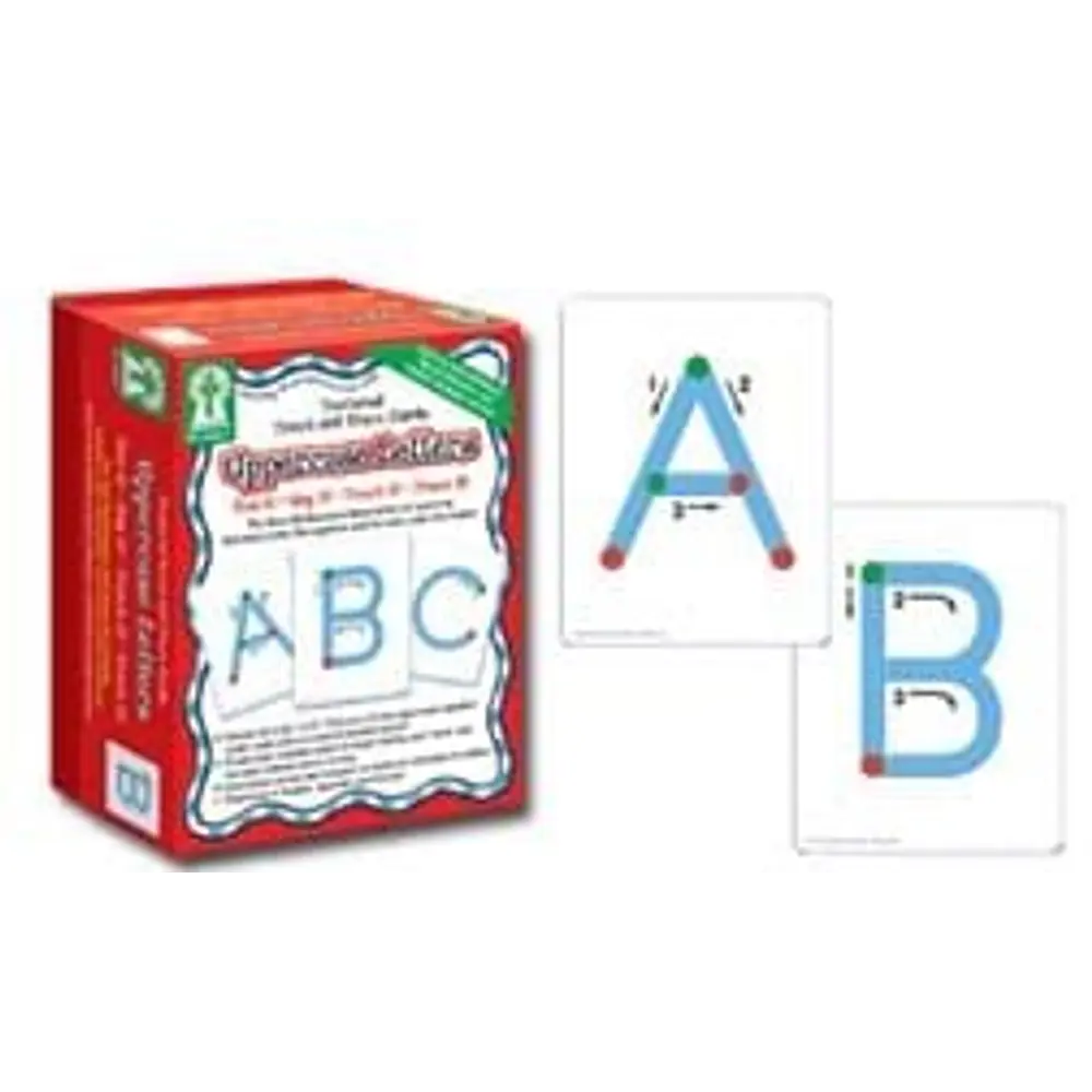 Carson-Dellosa Manipulatives - Uppercase Letter & Number Cards