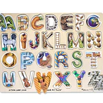 Melissa and Doug Kids Toy, Alphabet Art Puzzle